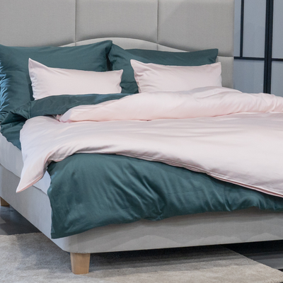 Kerosene satin bed linen made of organic cotton